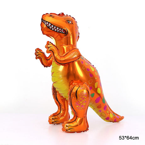 Birthday Green Dinosaur Foil Balloon: Jungle Animal Party Decor & Supplies